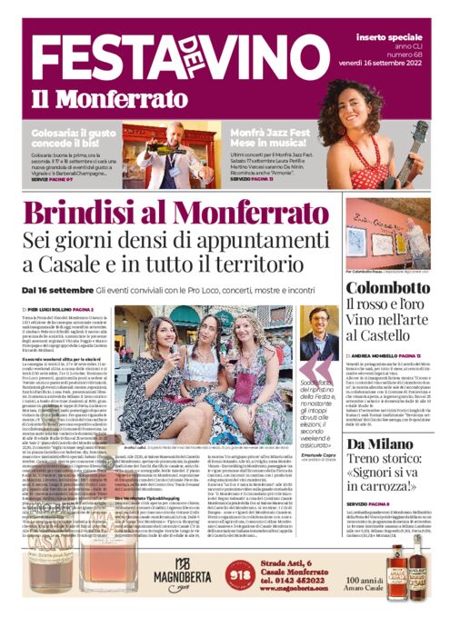 Il Monferrato - Edizione 68 del 16/09/2022